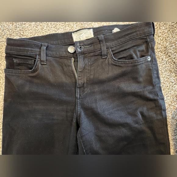 Current/Elliott The Stiletto Skinny Jeans in Jet Black - Picture 3 of 9